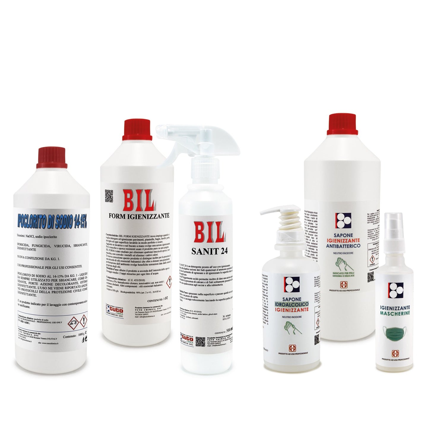 Kit igienizzante professionale