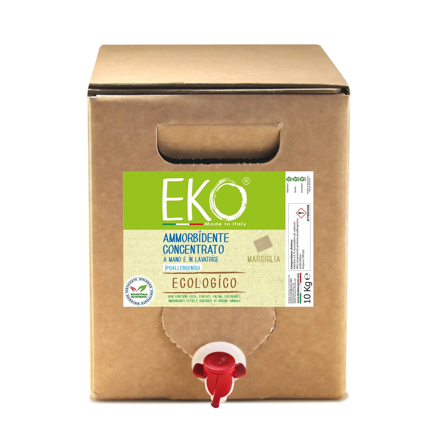 Eko ammorbidente ecologico liquido sfuso