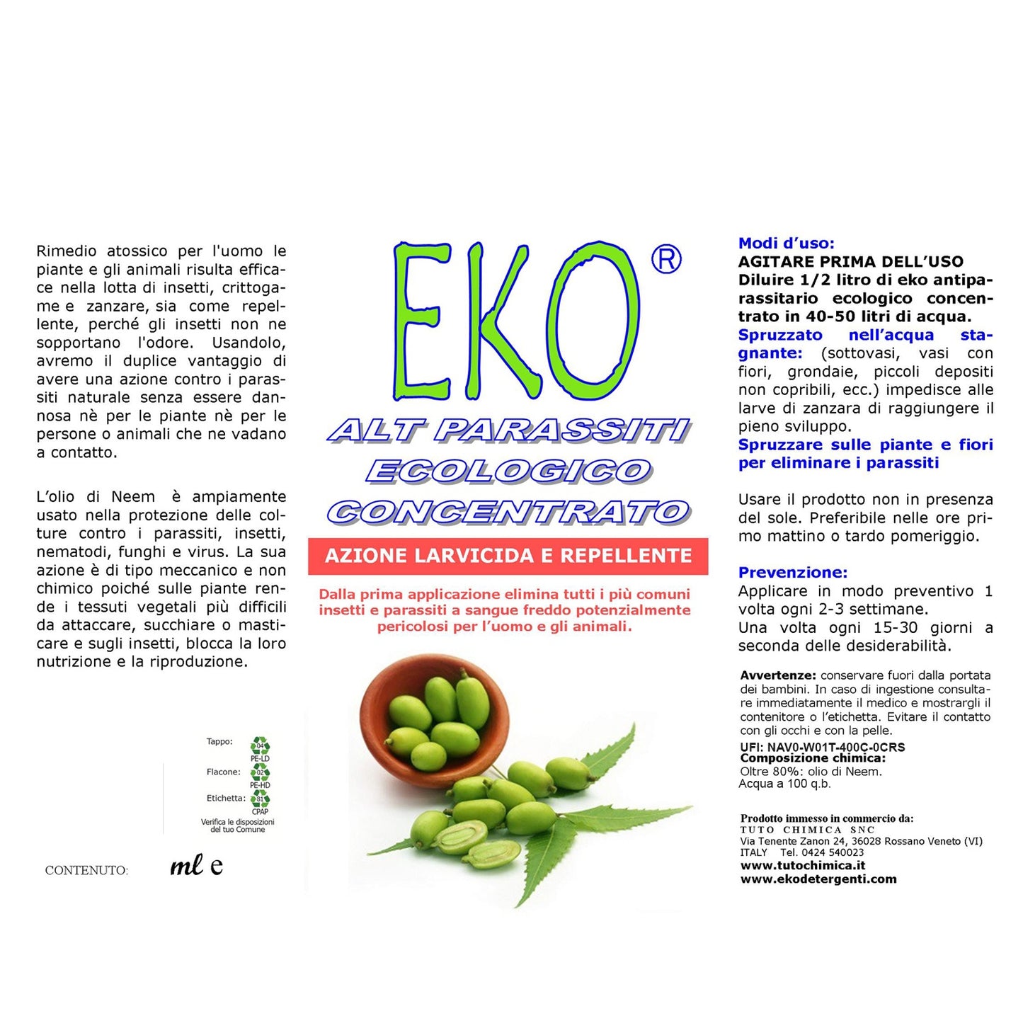 Eko Alt Parassiti concentrato 500ml