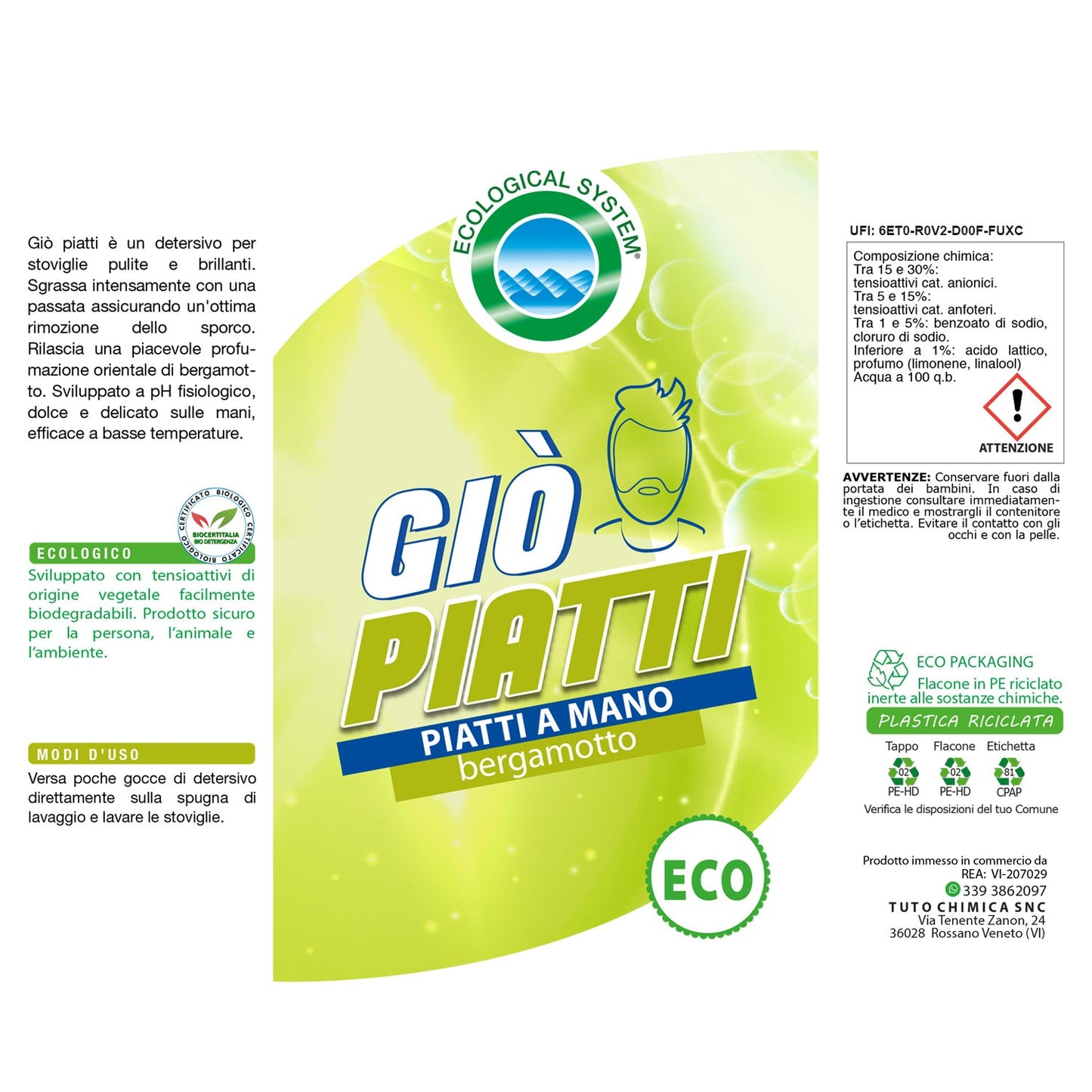 Giò piatti detersivo