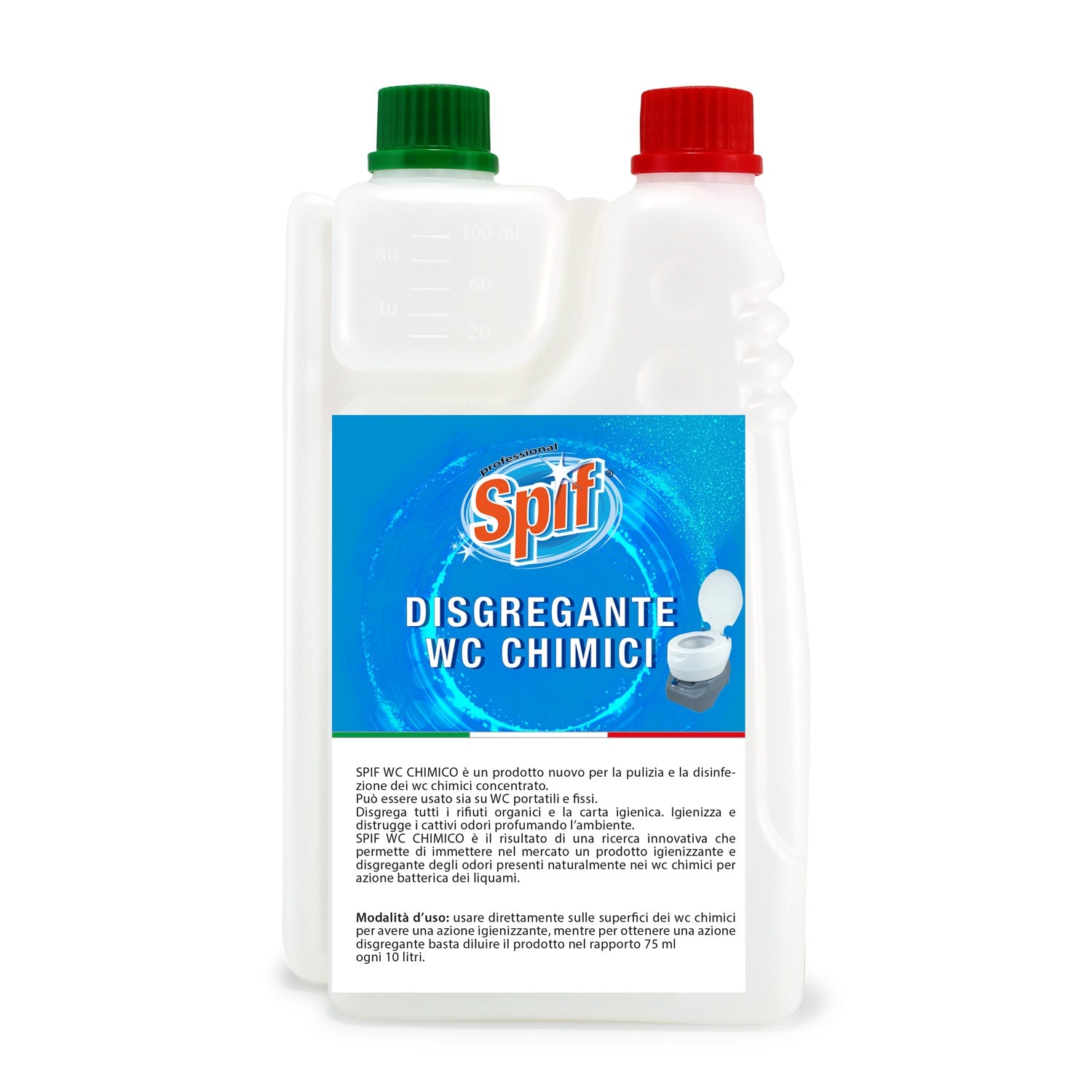 Liquido Chimico Disgregante Per Wc Portatili E Fissi Detergente wc chimico Prodotto: 1271 - DISGREGANTE PER WC Liquido Chimico Disgregante Per Wc Portatili E Fissi Detergente wc chimico Prodotto: 1271 - DISGREGANTE PER WC