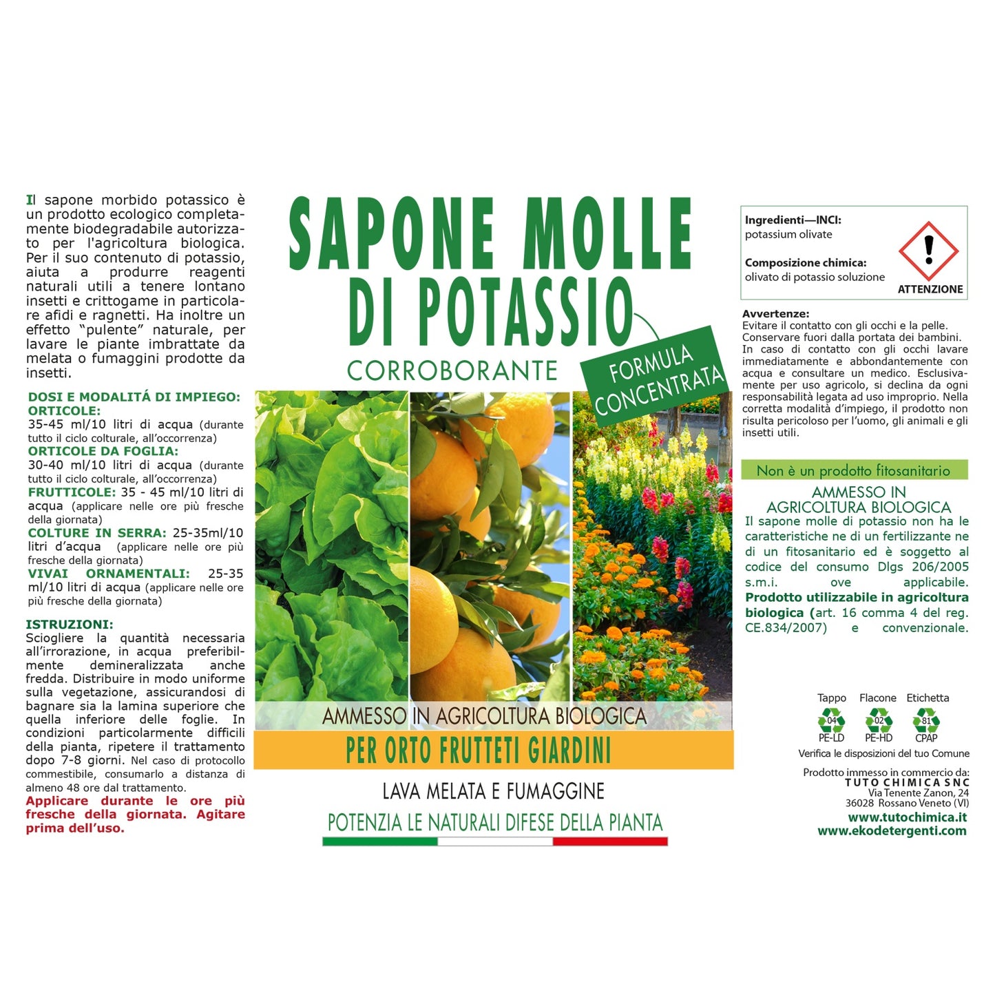Sapone Molle di Potassio 1L + Olio di Neem 1L