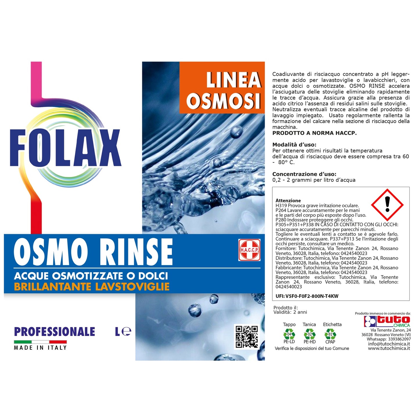 Folax Osmo Rinse Brillantante