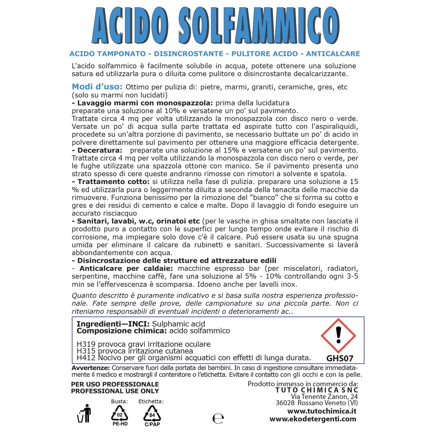 Acido Solfammico