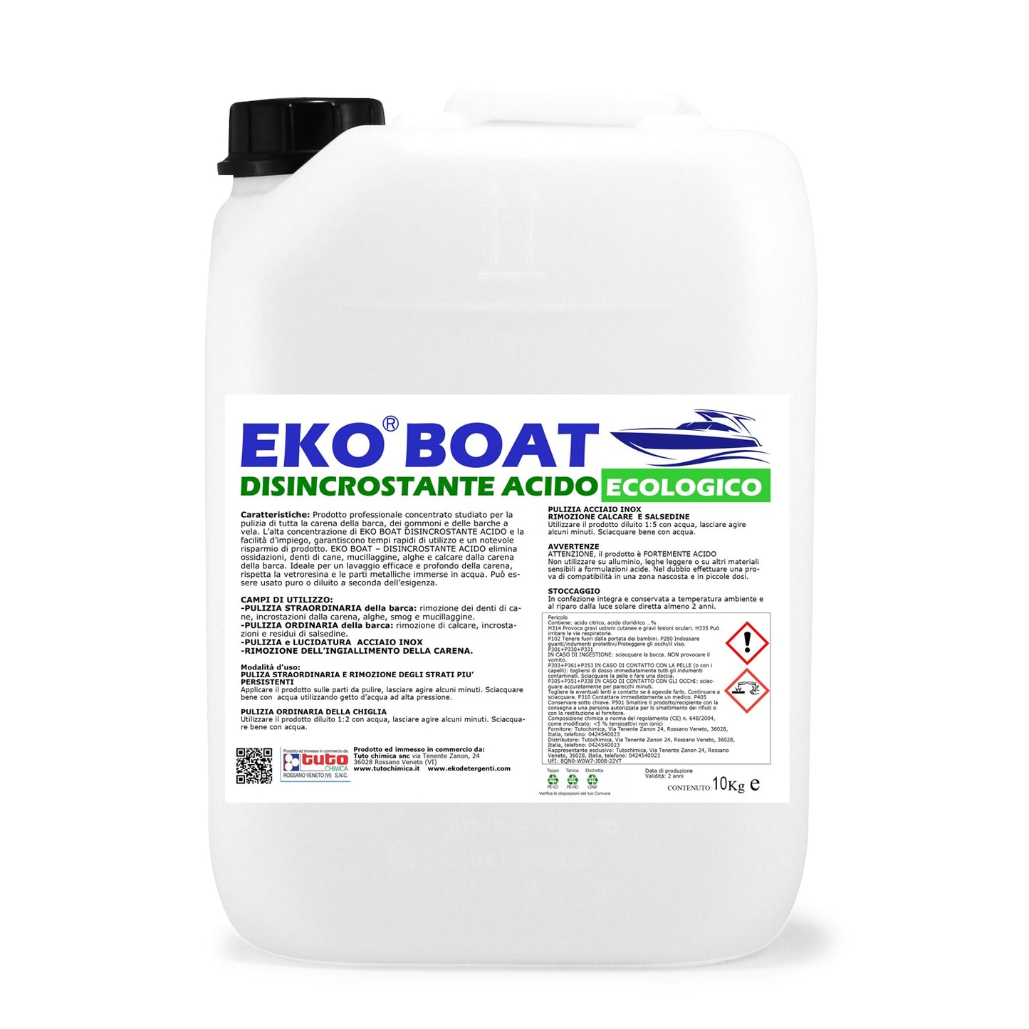 Eko boat disincrostante acido barche