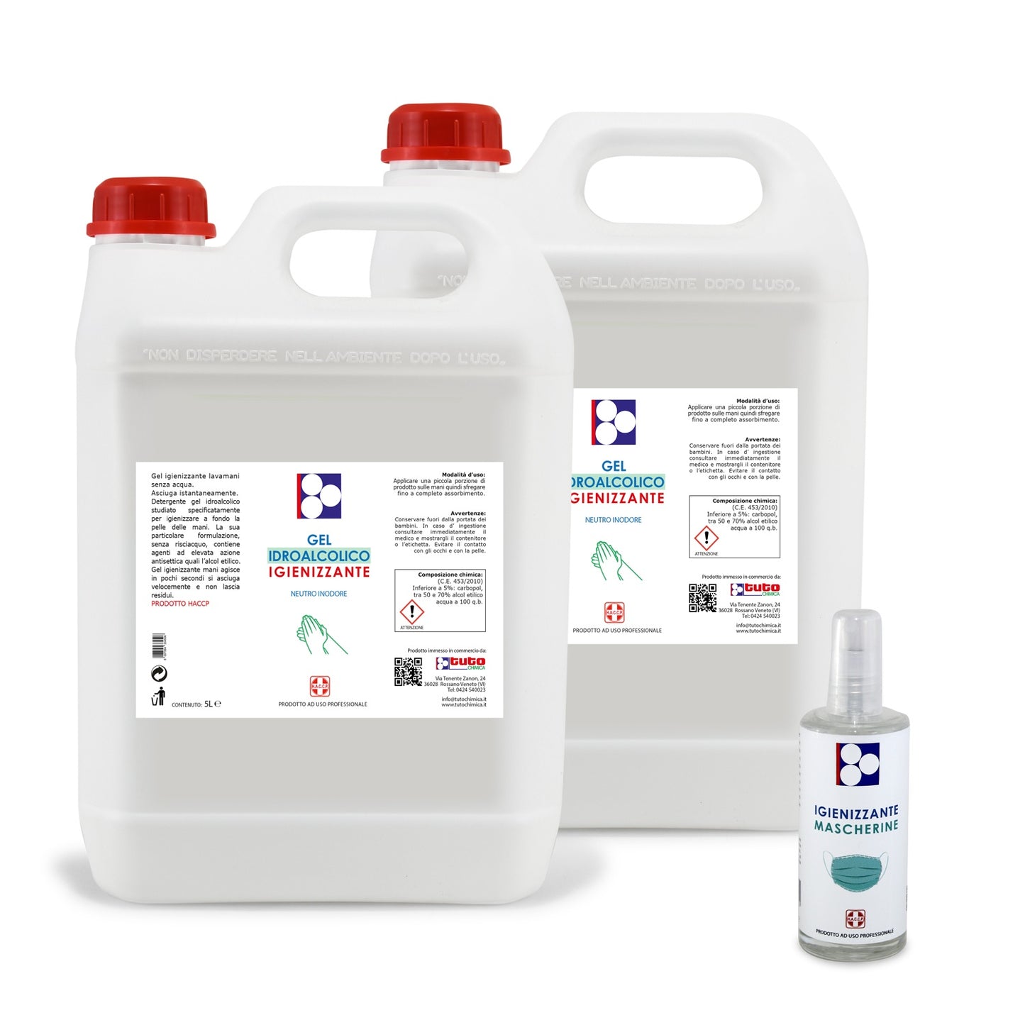 Promo gel mani Igienizzante 2 taniche da 5l