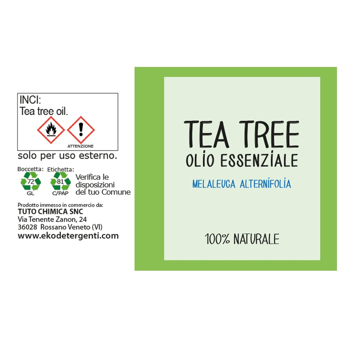 Tea tree oil idea regalo