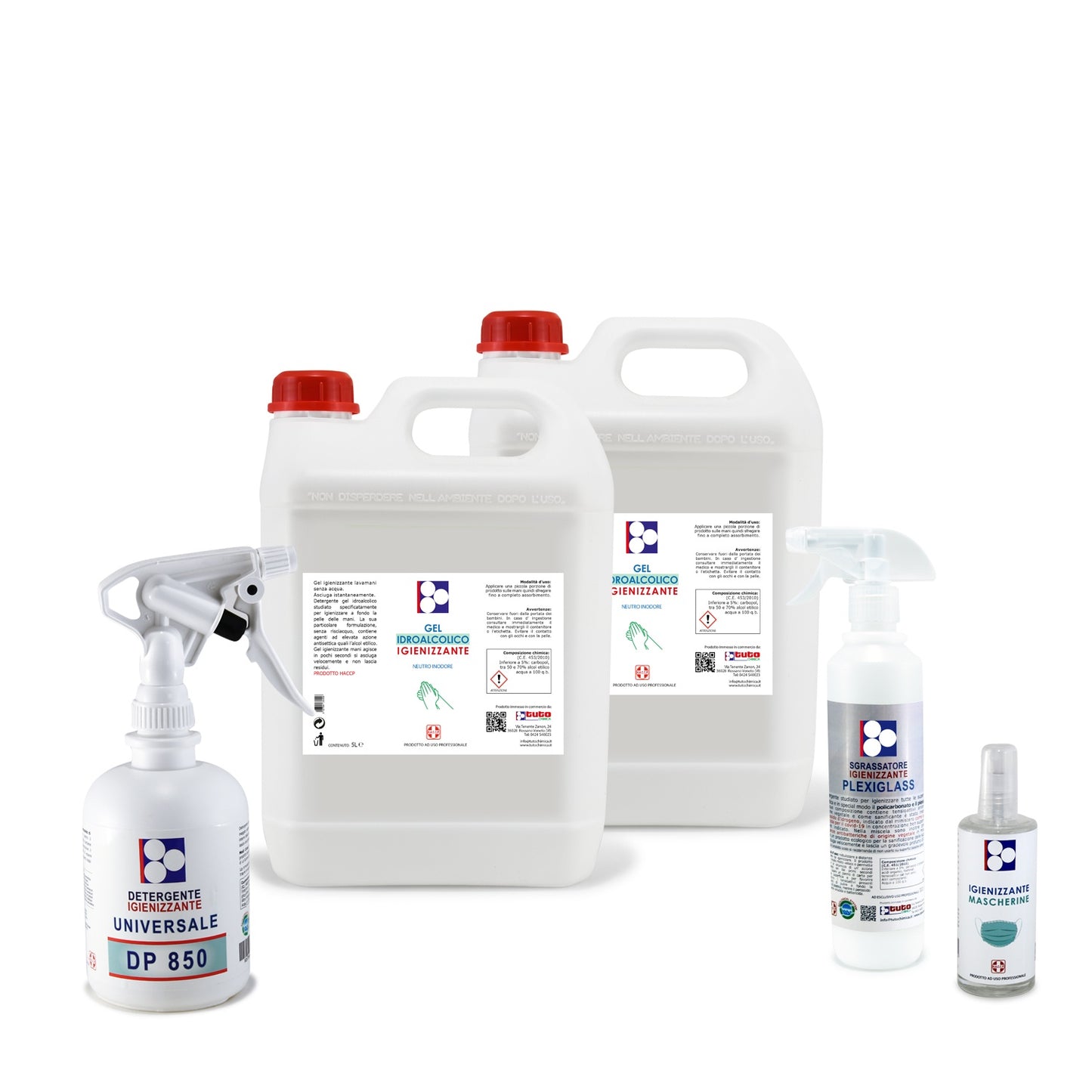 kit detergenti igienizzanti