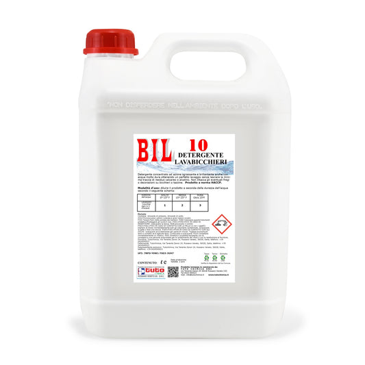Bil 10 detergente lavabicchieri bar 5kg
