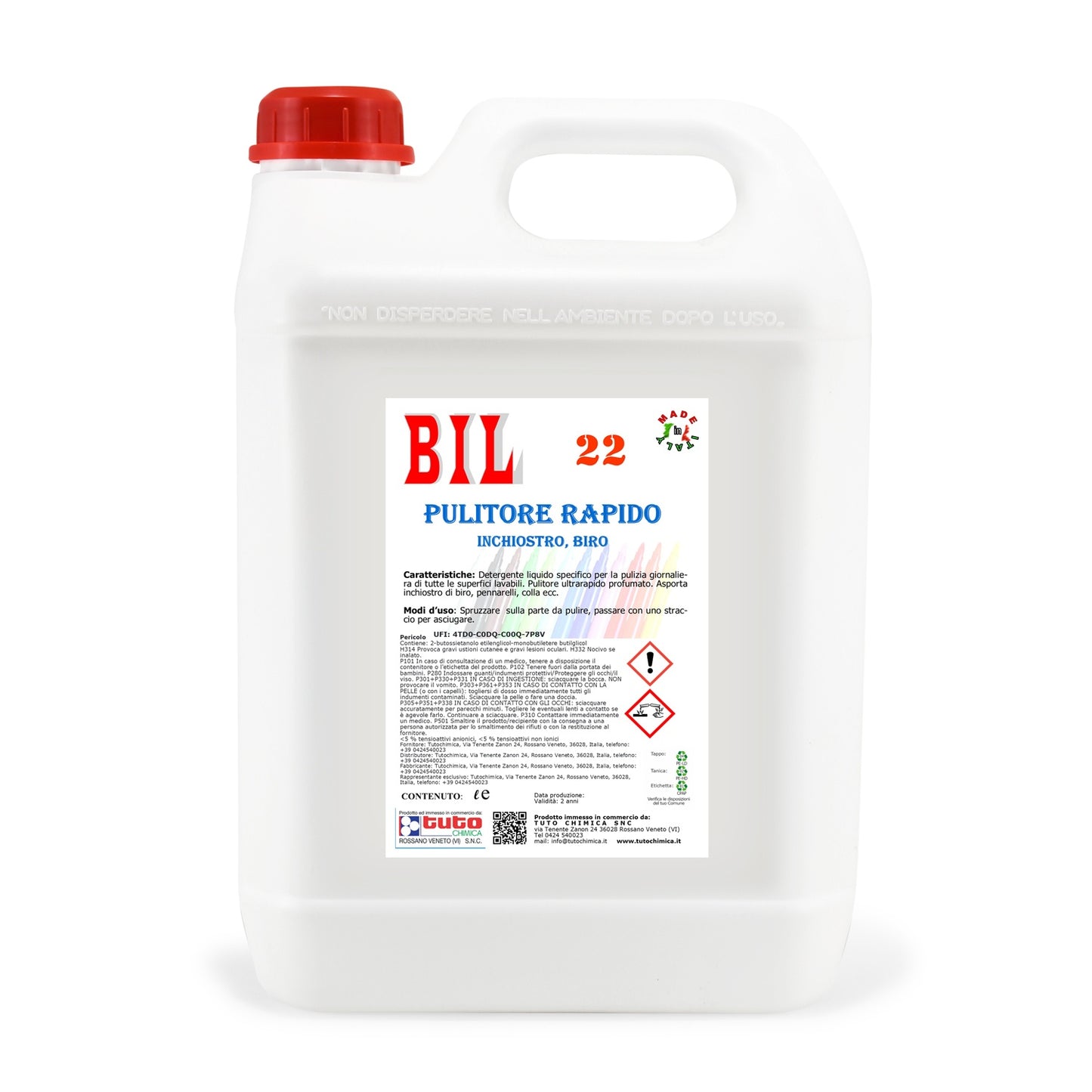Bil 22 pulitore rapido inchiostro