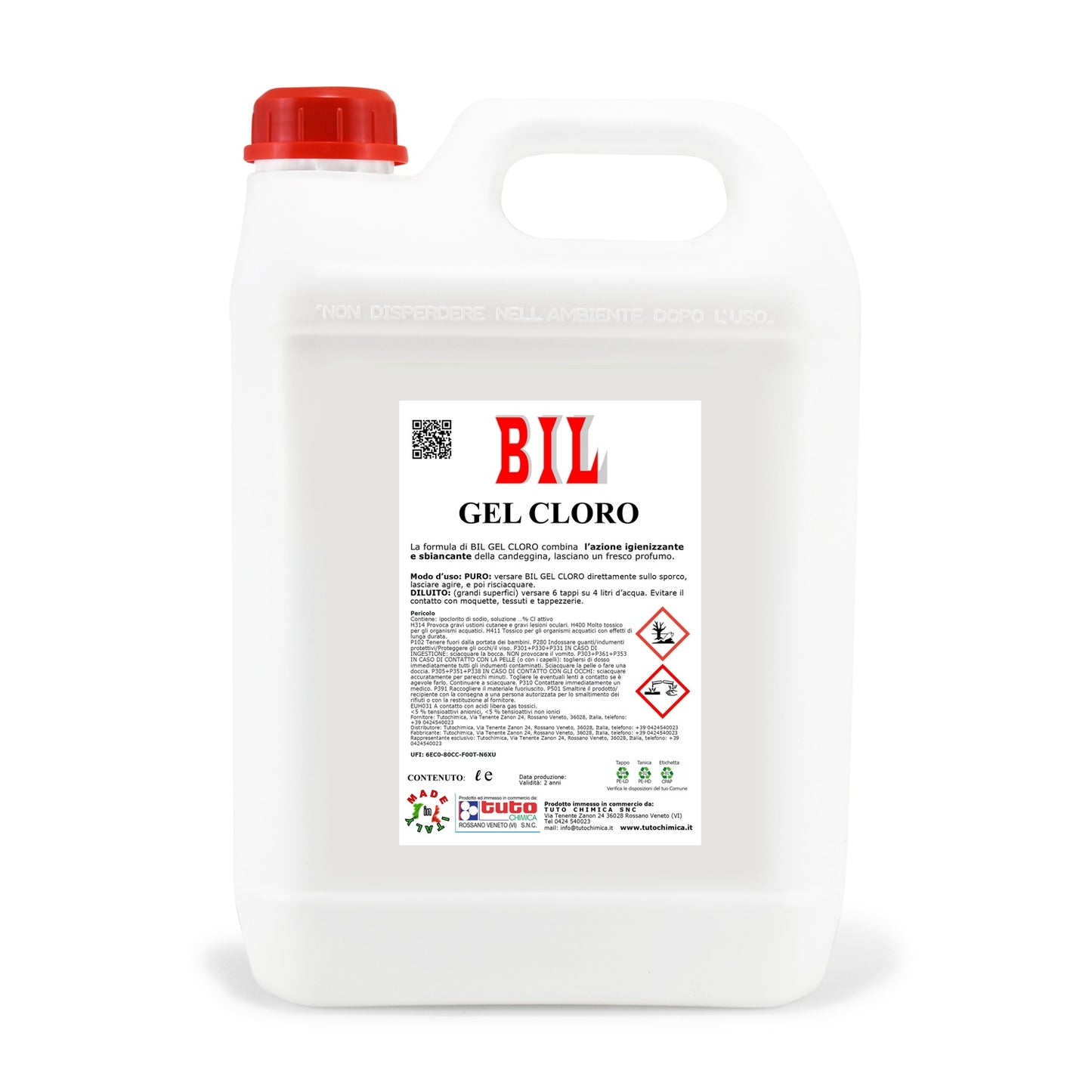 igienizzante sbiancante bil gel cloro