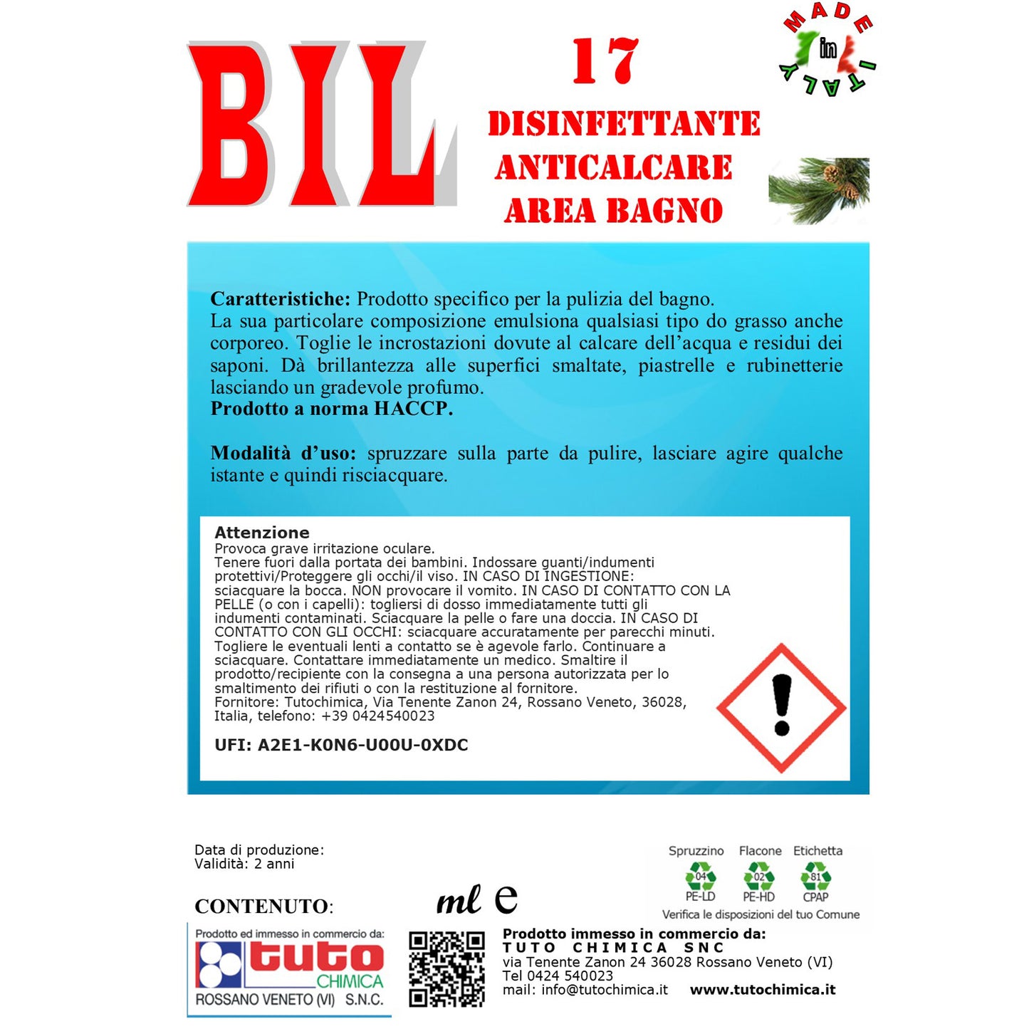 Bil 17 anticalcare bagno