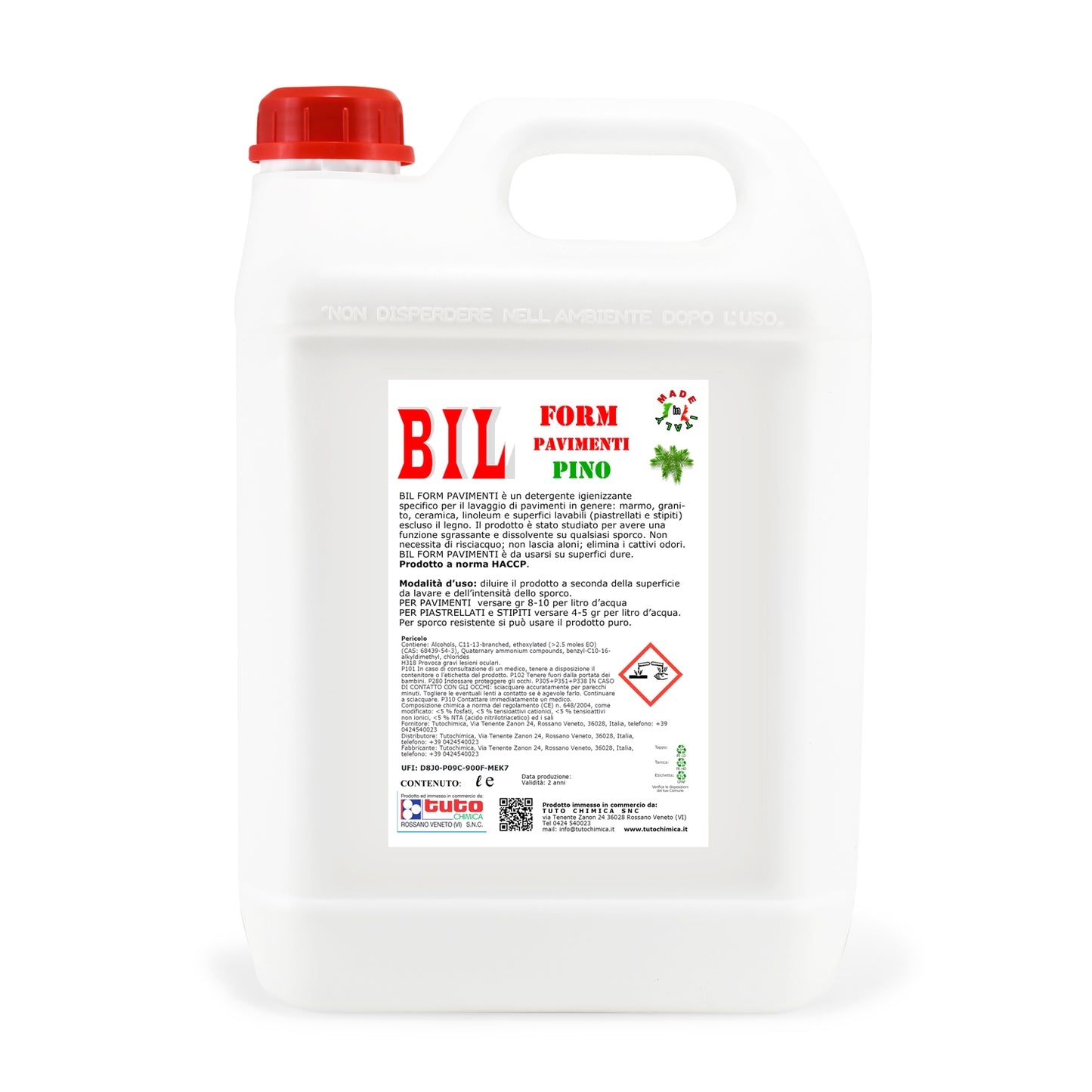 Bil form detergente igienizzante