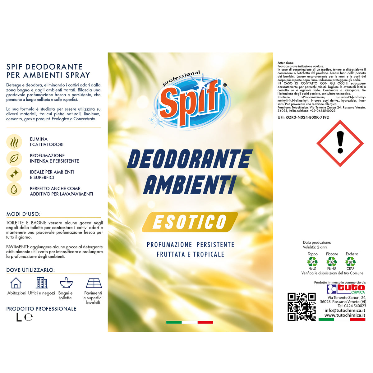 Spif deodorante per ambienti Esotico