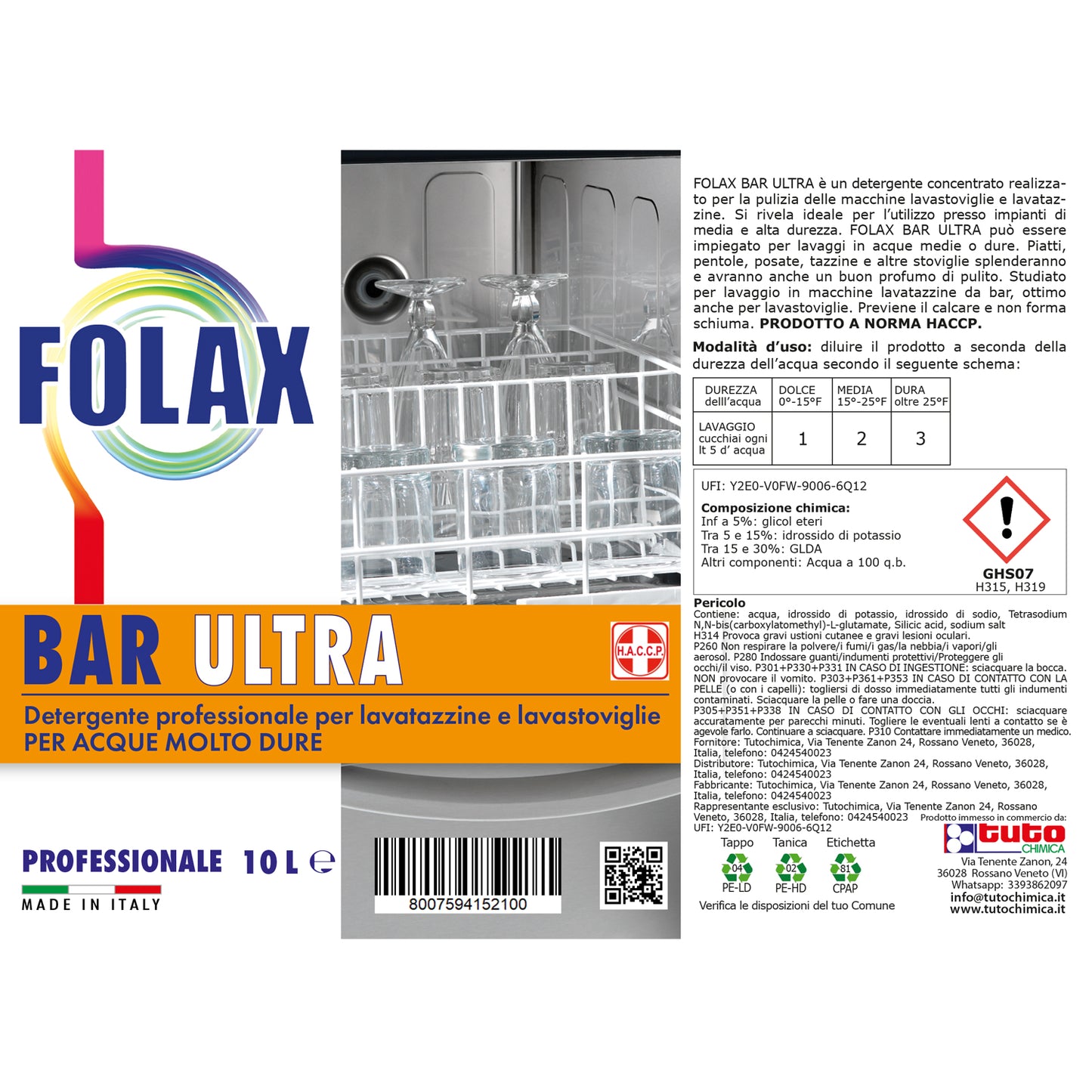 Folax bar ultra detergente lavastoviglie