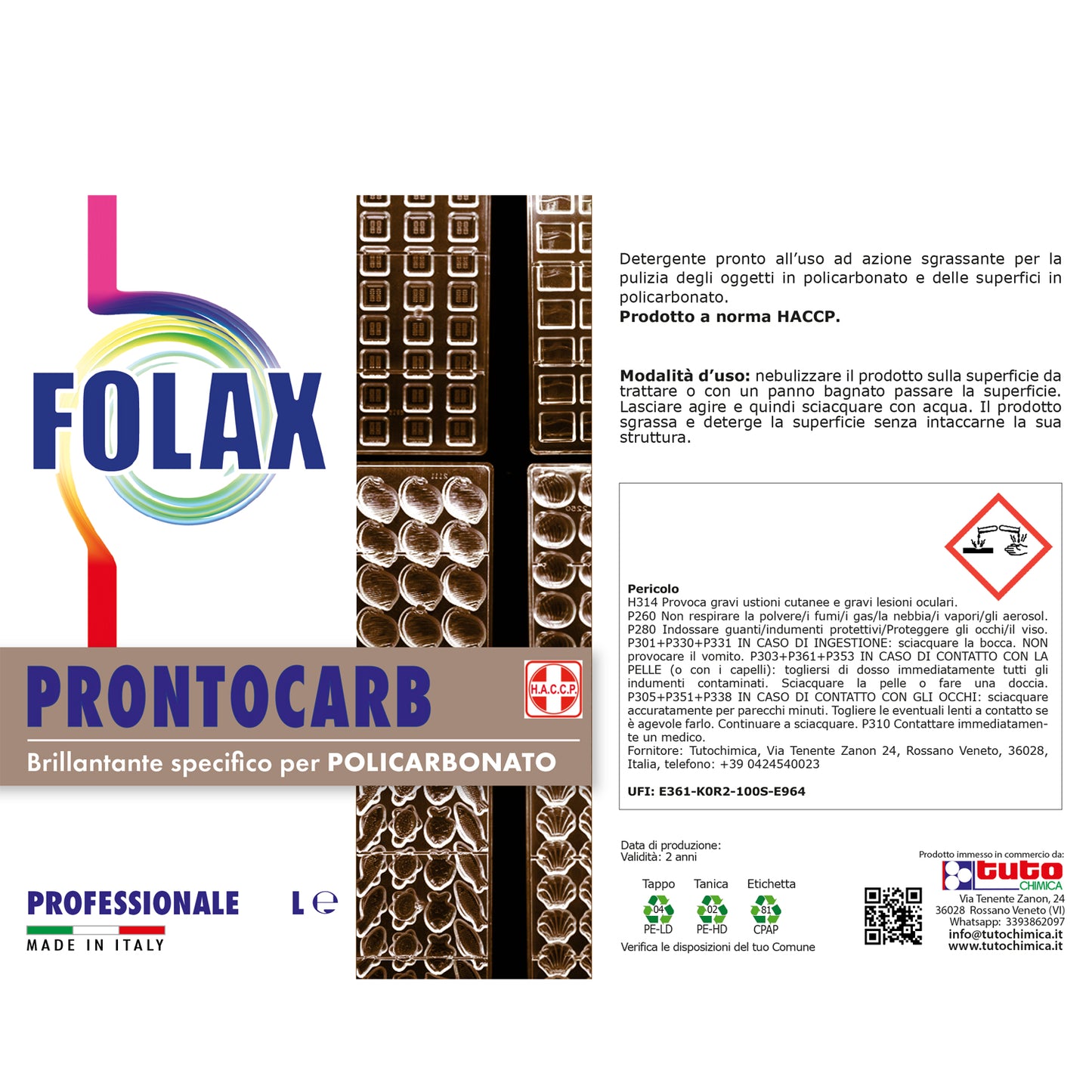 Folax Prontocarb Sgrassatore