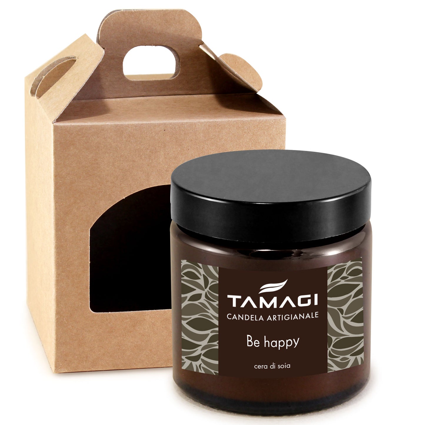 Candela profumata artigianale in cera di Soia 120 g idea regalo