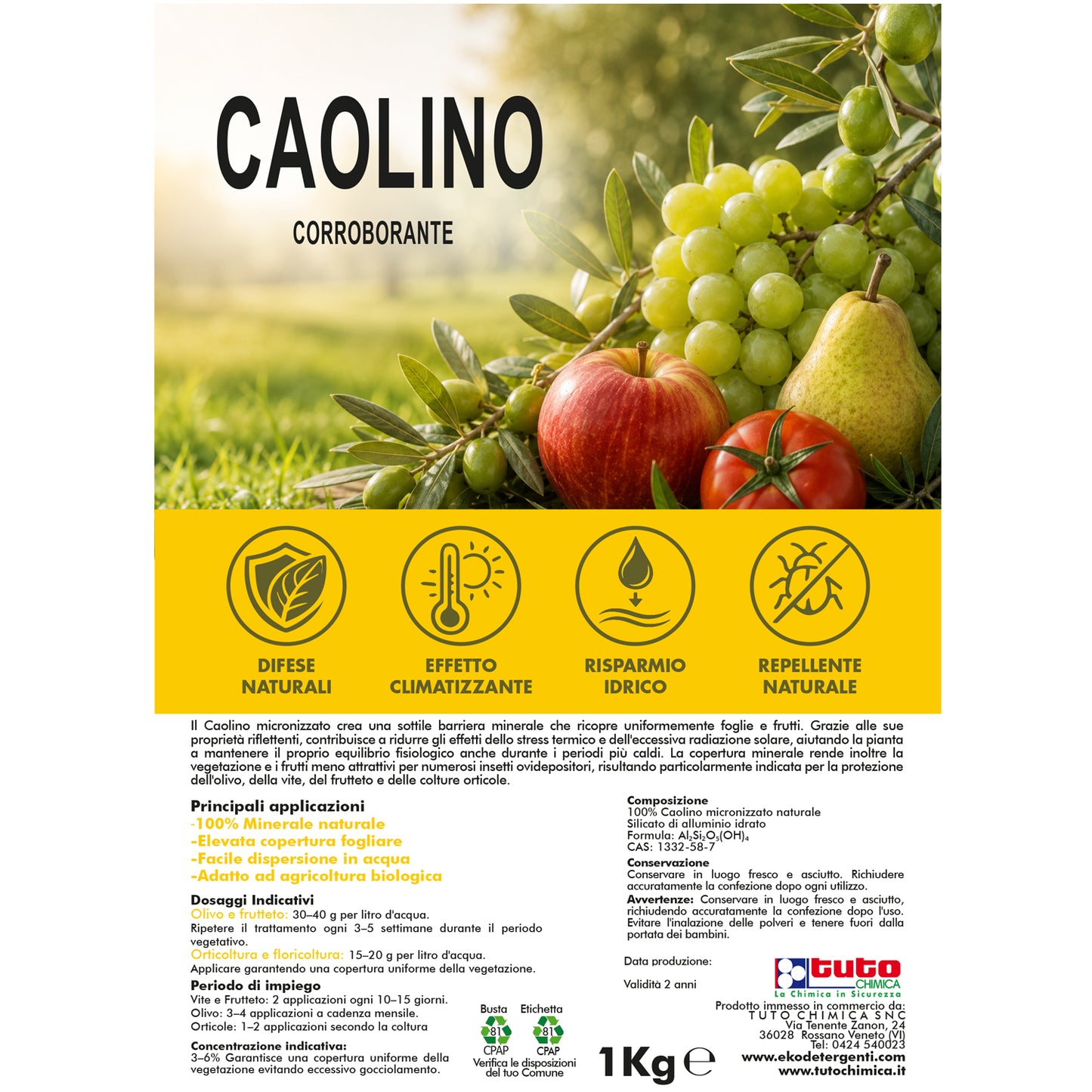 Caolino 1 Kg
