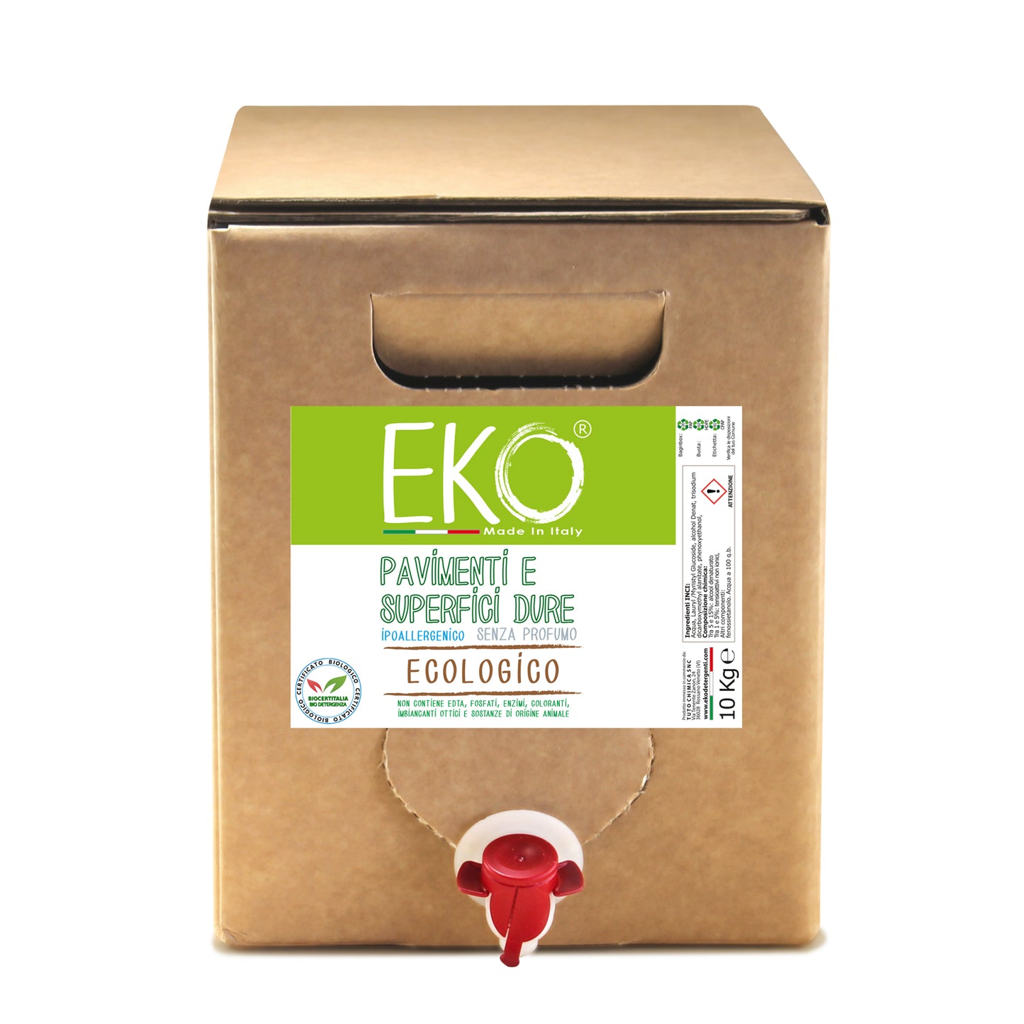 Eko detergente pavimenti e superfici dure ecologico