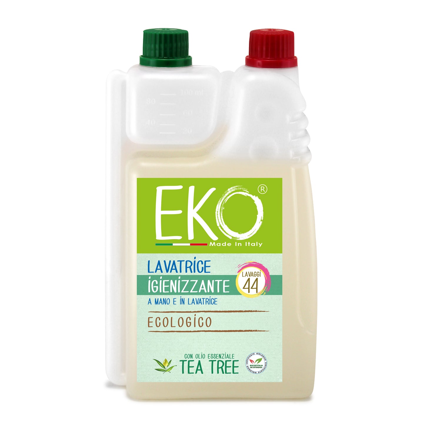 Eko Detersivo lavatrice igienizzante con tea tree ecologico
