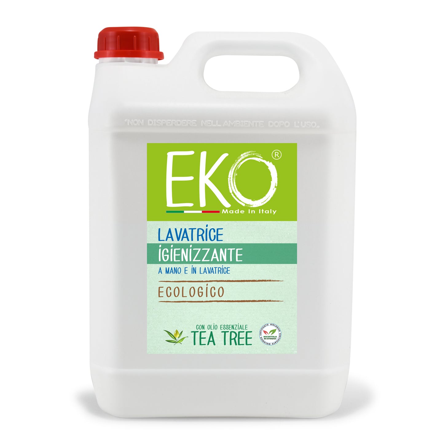 Eko Detersivo lavatrice igienizzante con tea tree ecologico