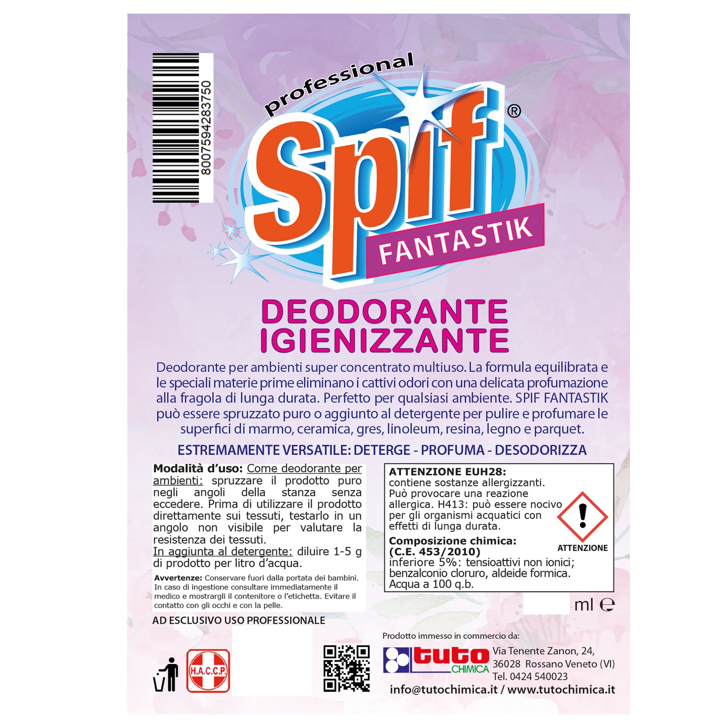 Spif fantastick deodorante igienizzante