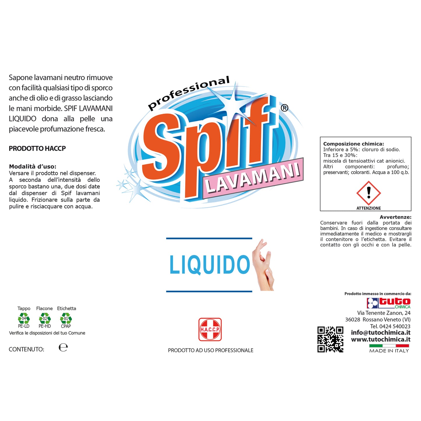 Spif lavamani sapone liquido
