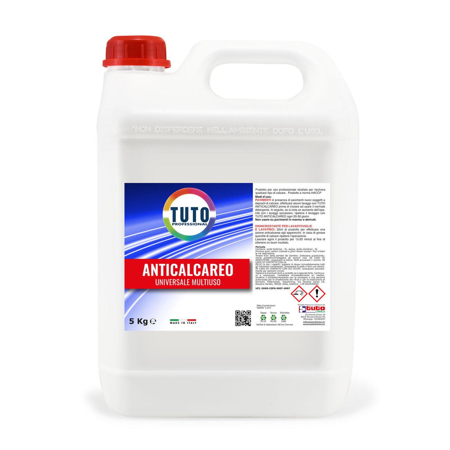 tuto-anticalcareo lavatrice professionale
