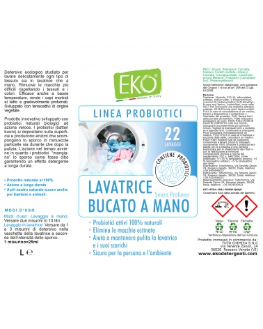 Eko Detersivo lavatrice con probiotici