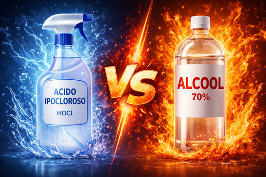 Alcool vs Acido Ipocloroso