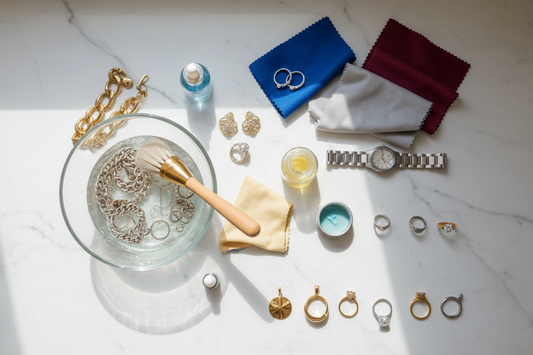 Pulizia professionale di oro e argento