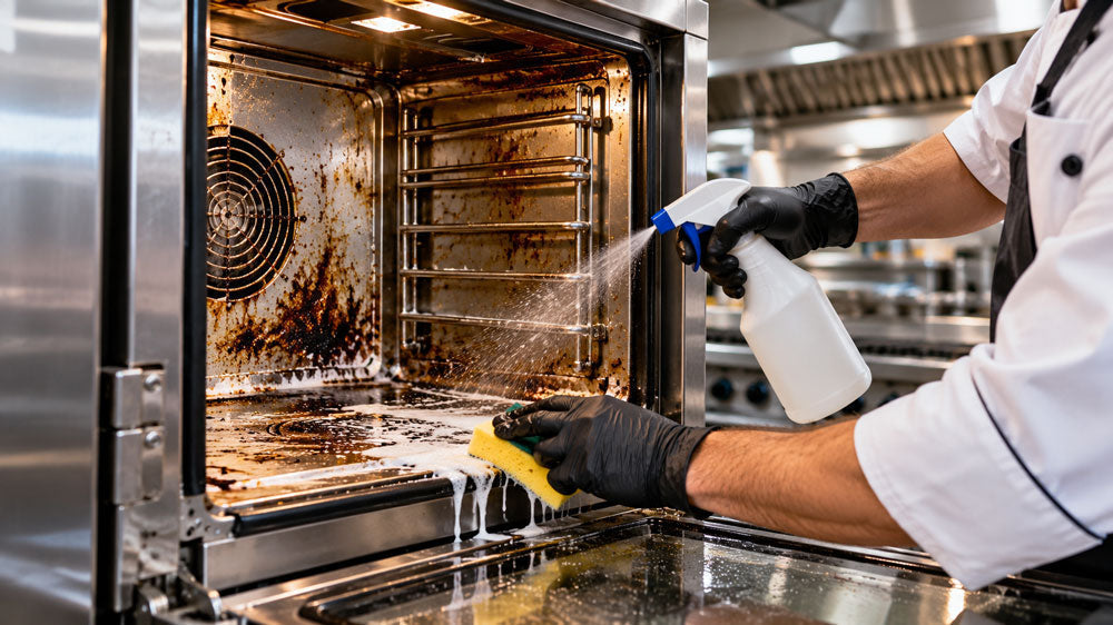 Pulitori Professionali per Forni, Grill e Piastre: come scegliere il detergente giusto