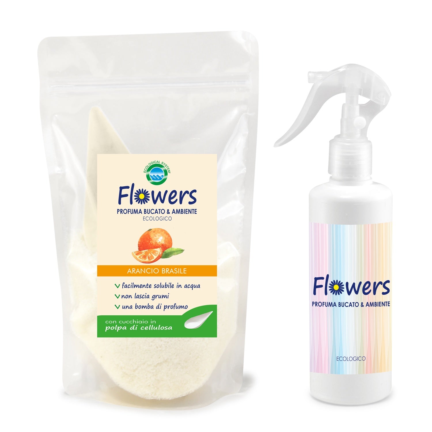 Profuma bucato e ambiente in polvere ecologico Flowers Idea Regalo