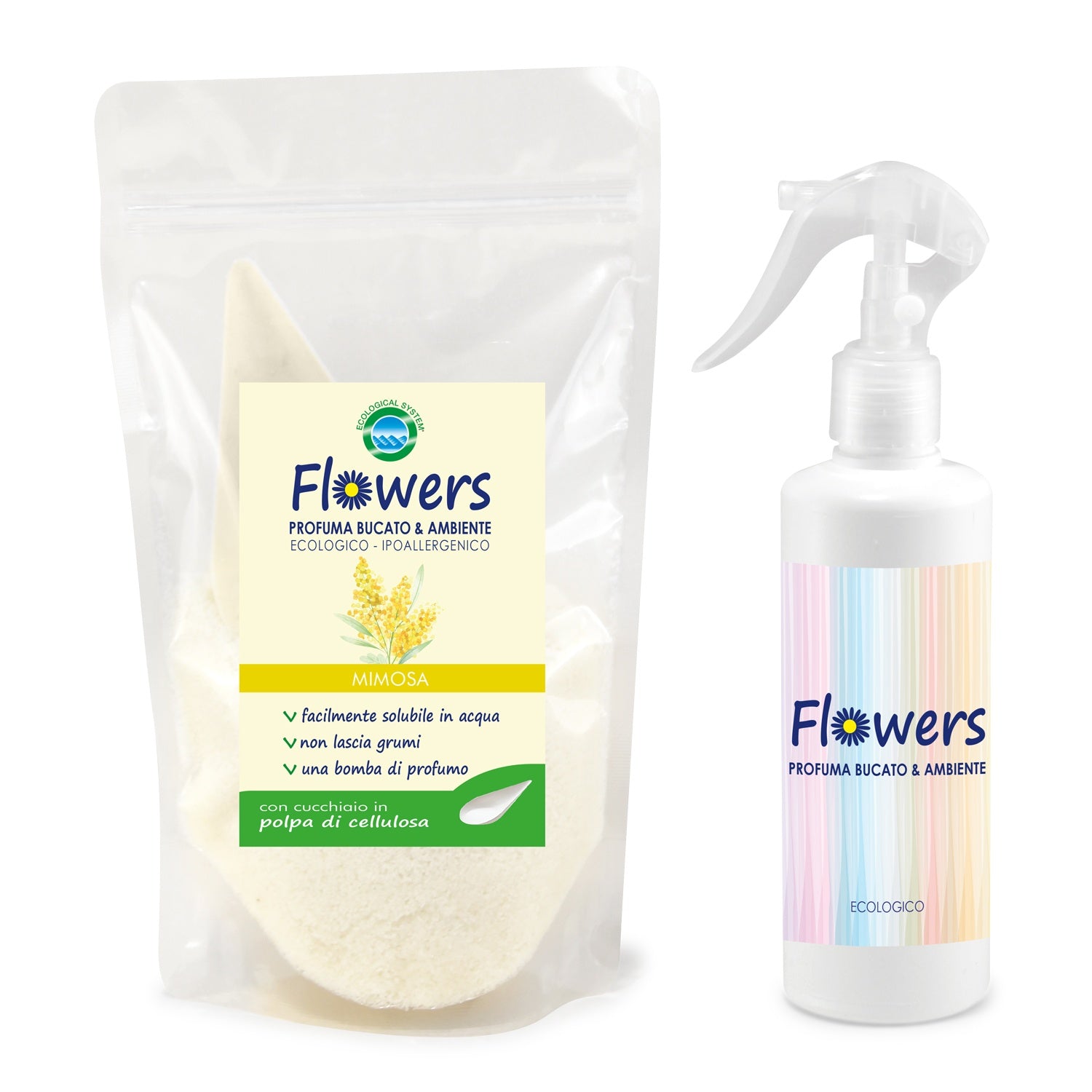 Profuma bucato e ambiente in polvere ecologico Flowers Idea Regalo