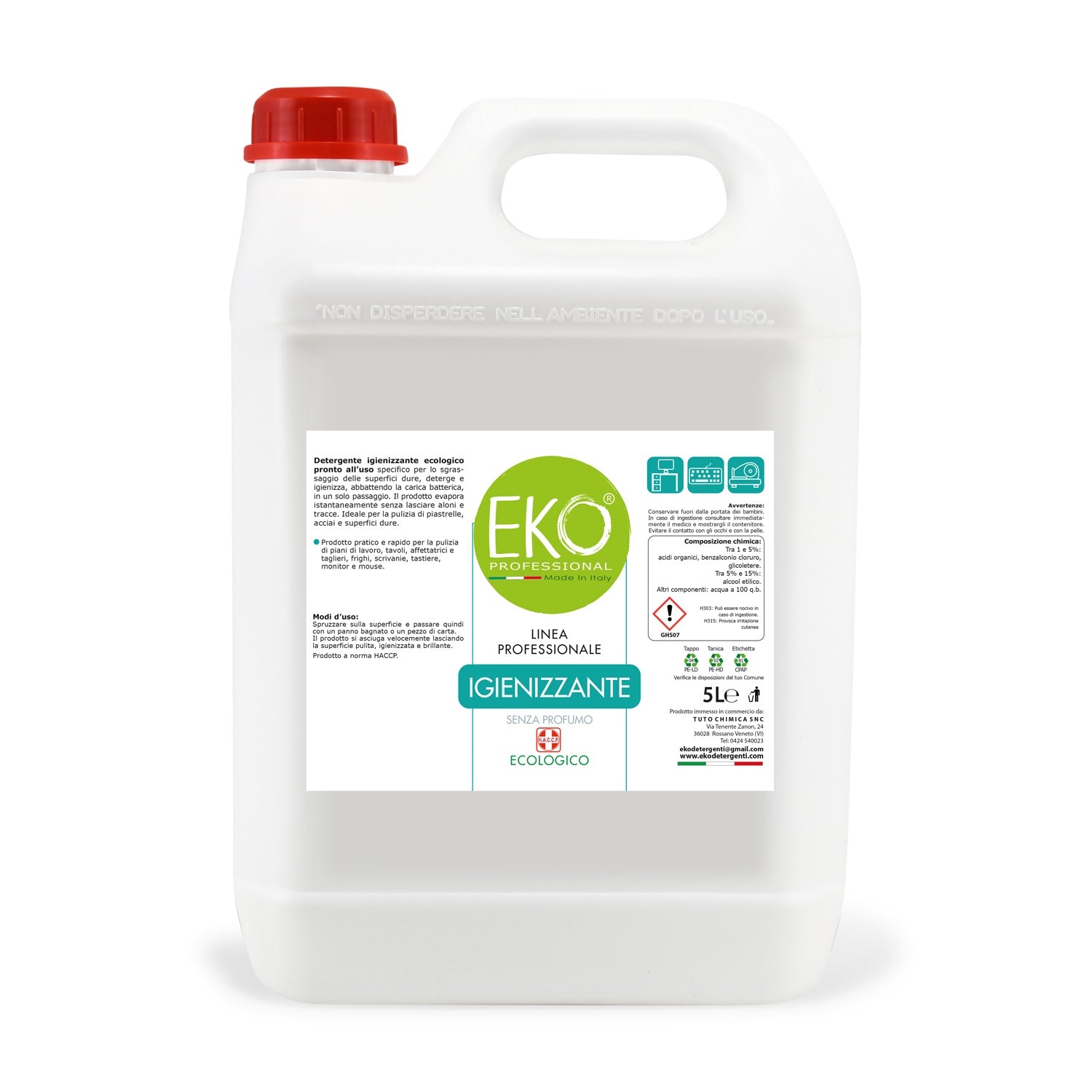 Igienizzante professionale ecologico Eko Professional