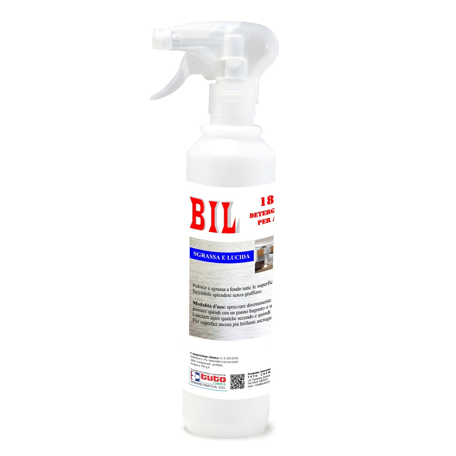 Bil 18 detergente acciaio Inox