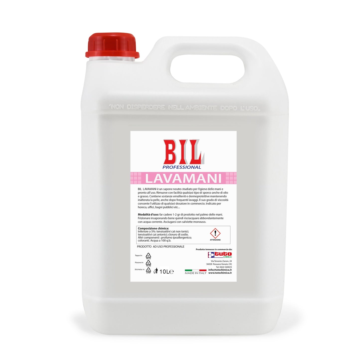 Sapone Lavamani bil professionale