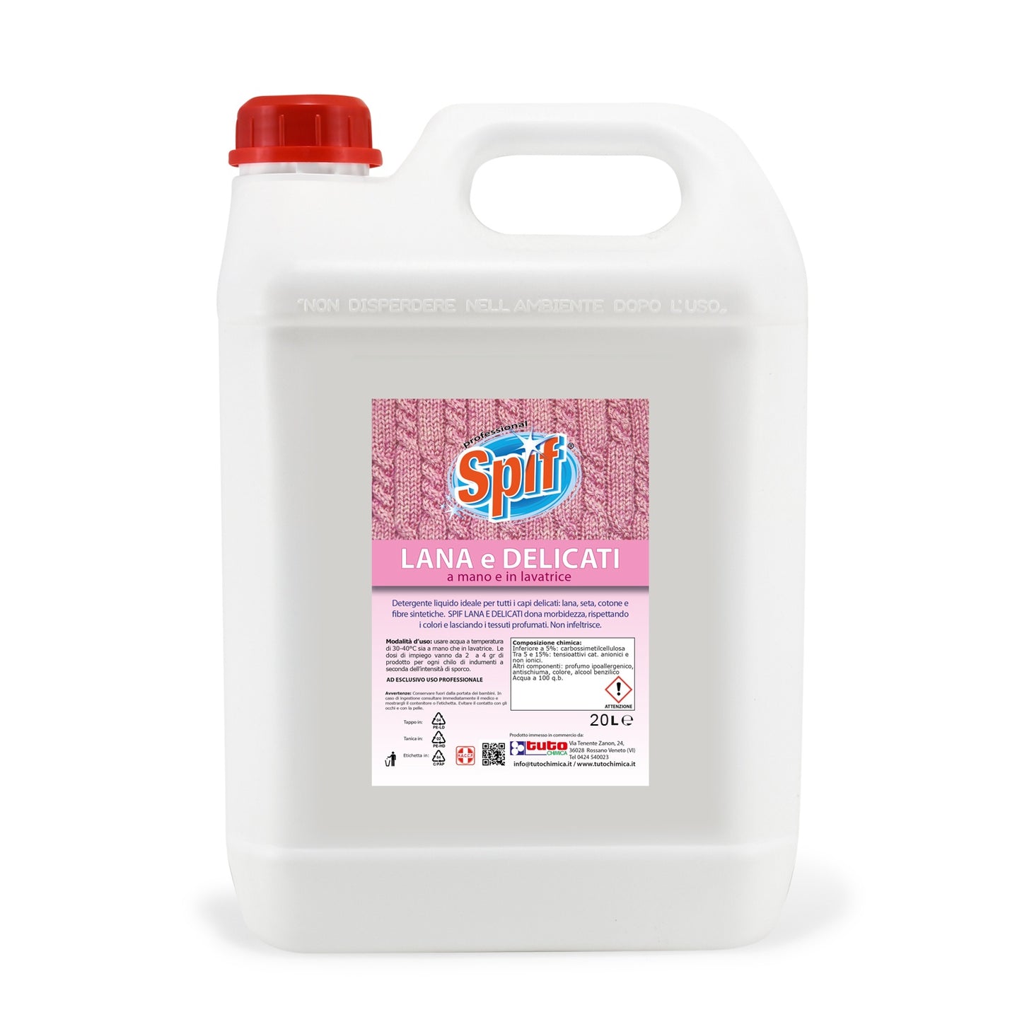 Spif detersivo Lana e Delicati professionale