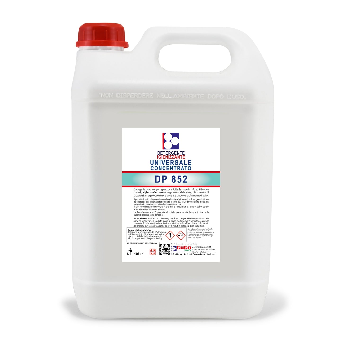 igienizzante universale concentrato tuto chimica 10 LITRI
