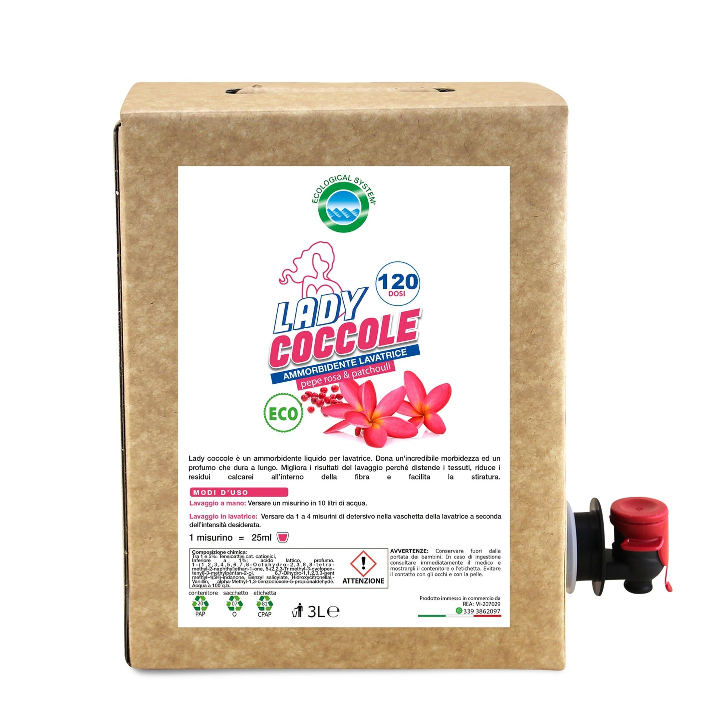ammorbidente naturale lady coccole