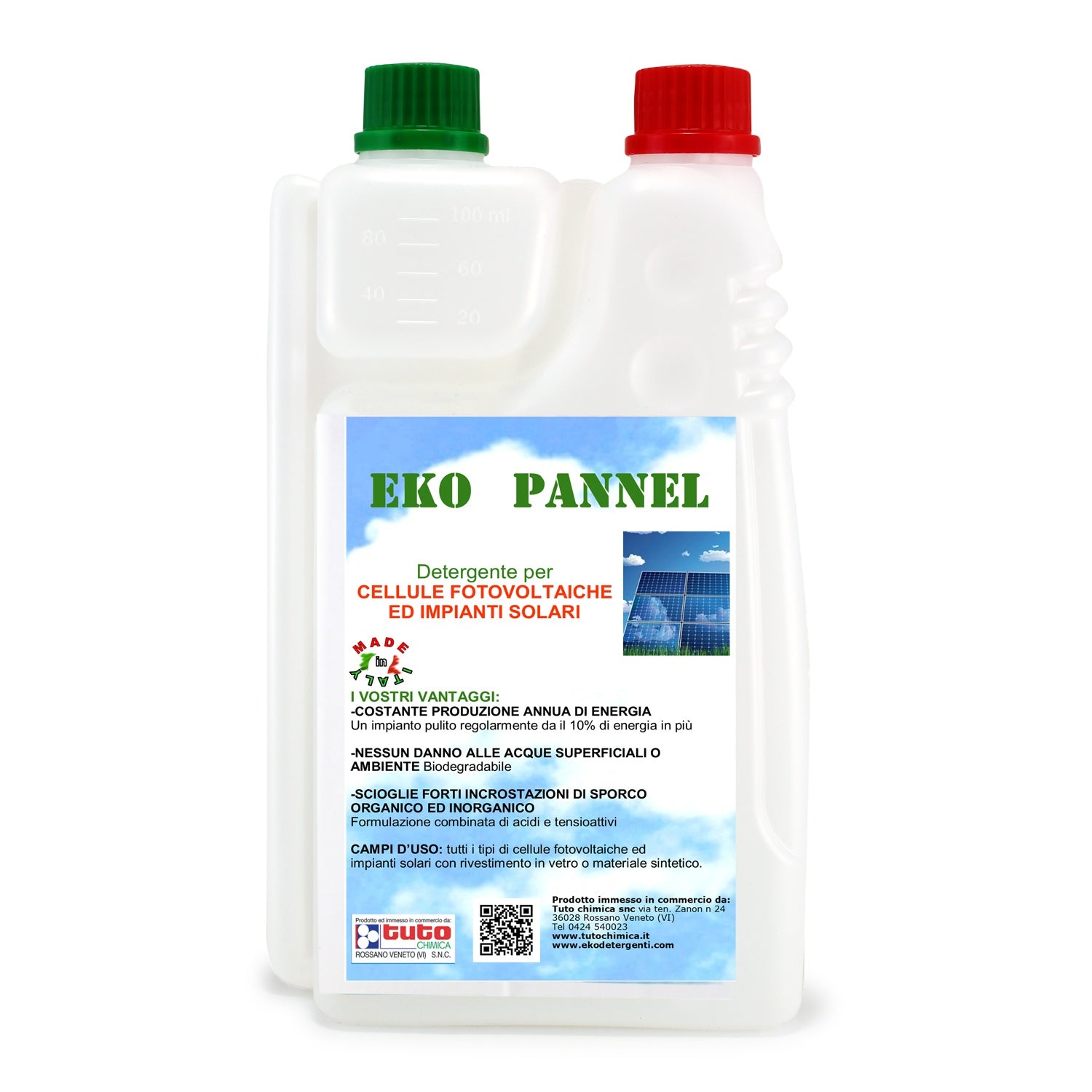 Eko pannel detergente per pannelli solari