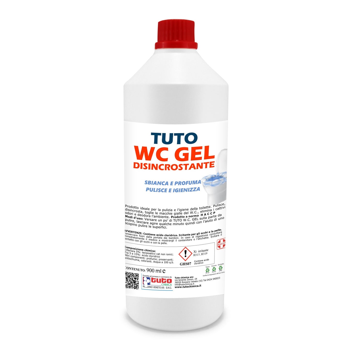 Tuto detergente wc gel 900ml