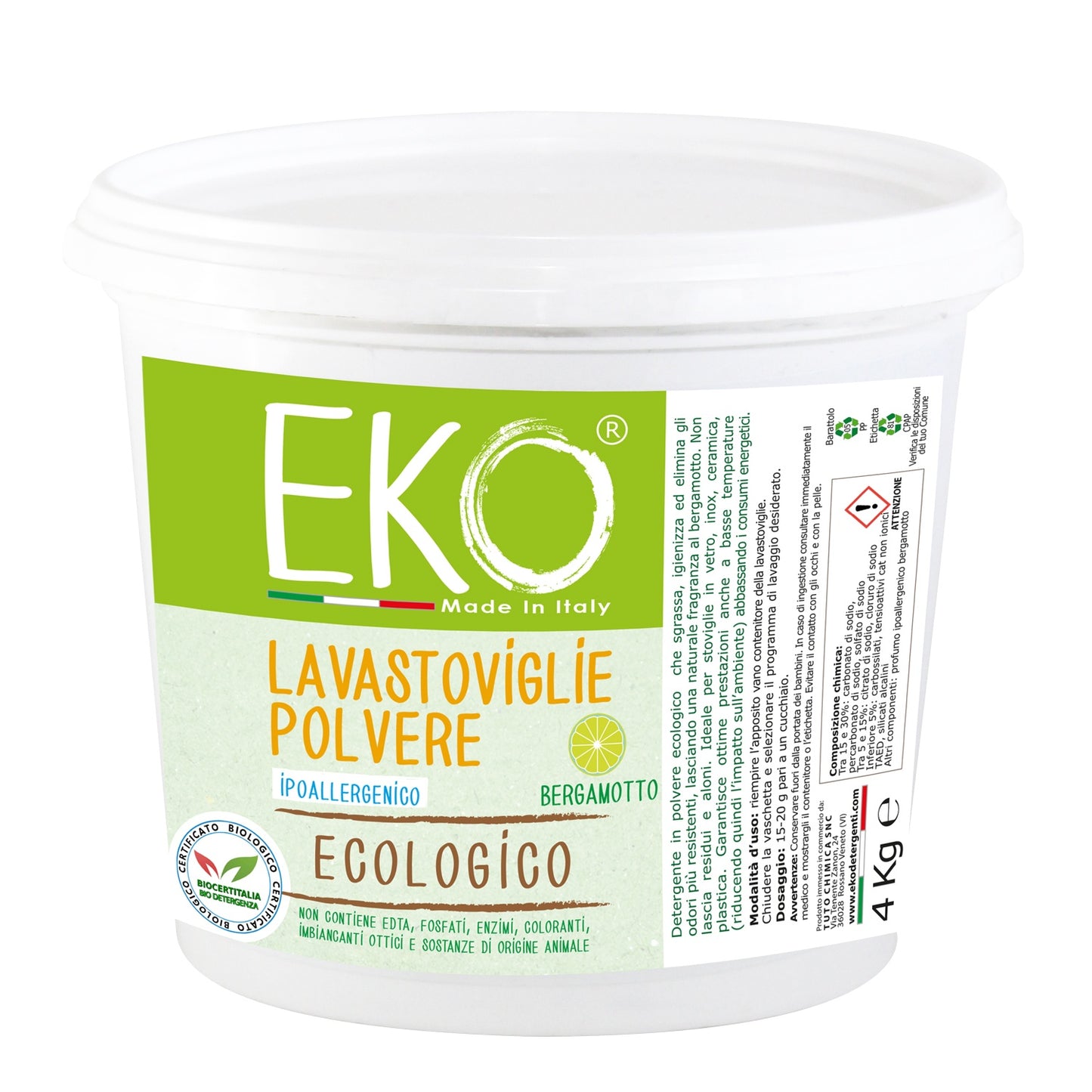 Eko lavastoviglie polvere