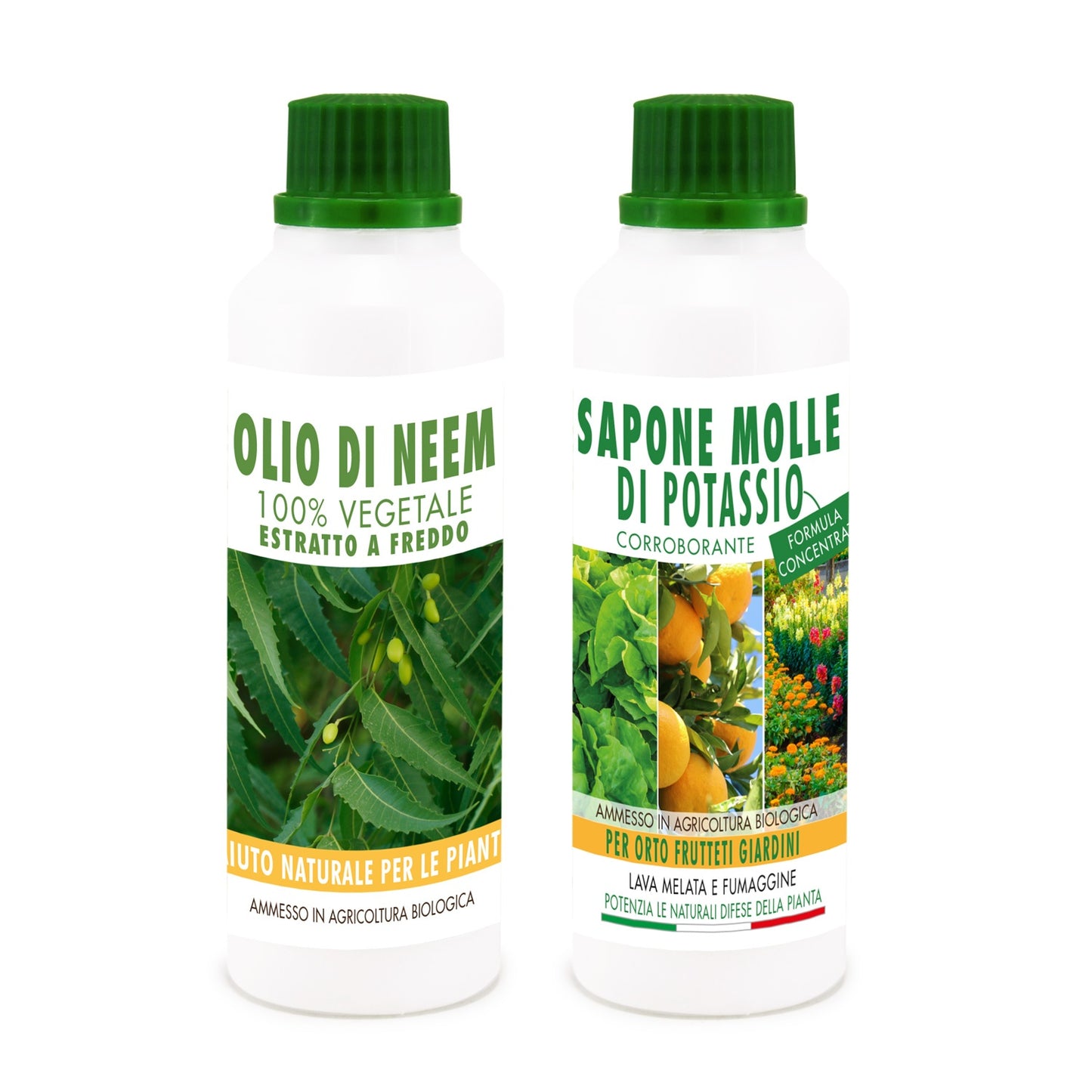 Sapone Molle di Potassio 250ML + Olio di Neem 250ML