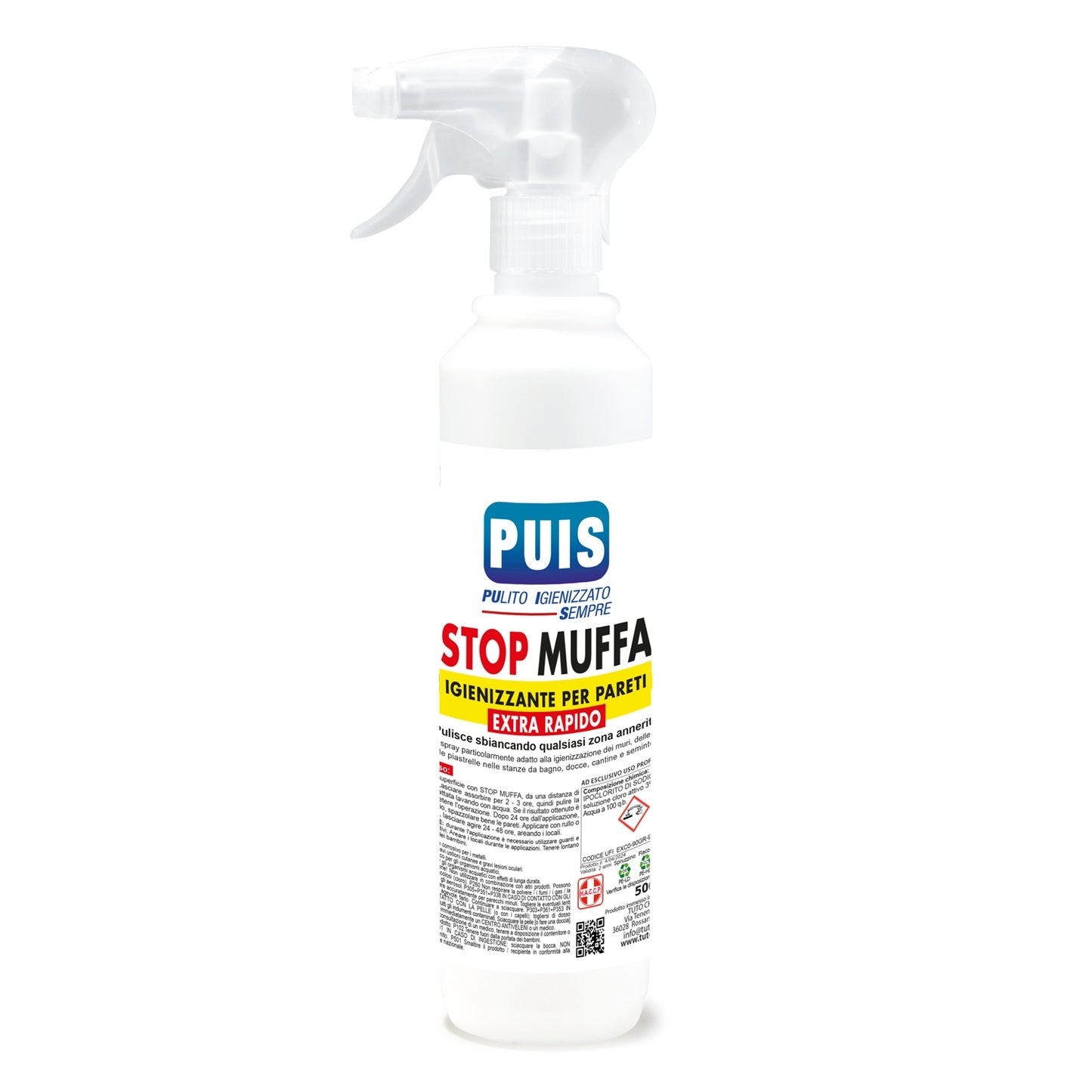 antimuffa per pareti igienizzante spray Puis