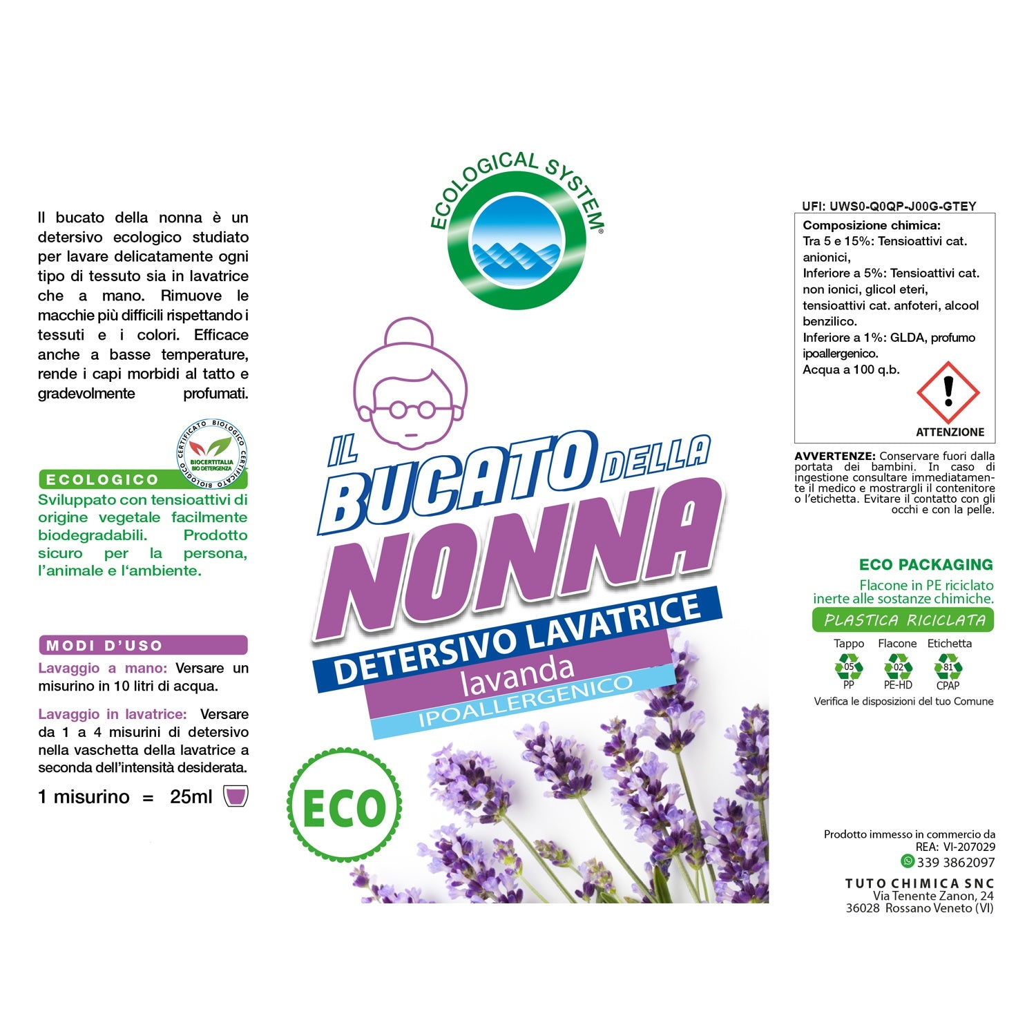 Bucato della nonna kit 3 detersivi lavatrice