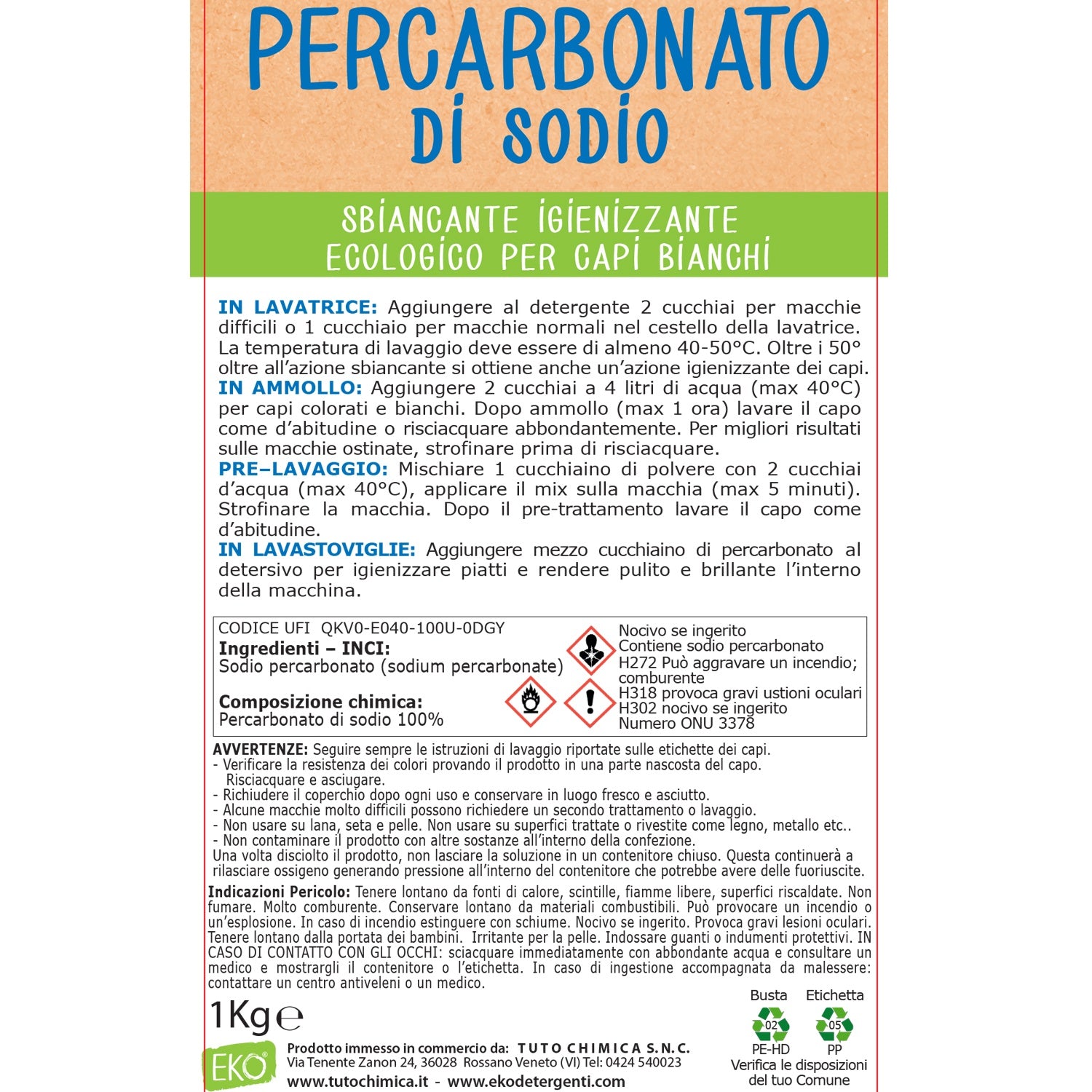 Percarbonato di sodio