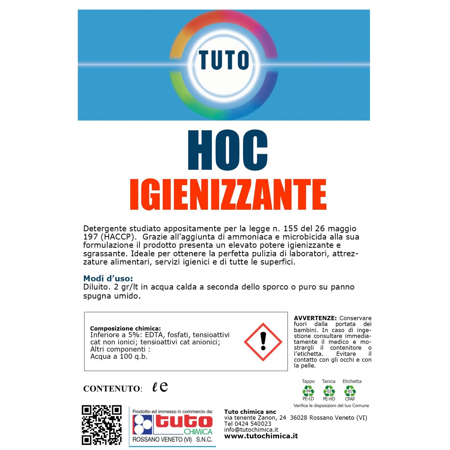 Tuto hoc igienizzante