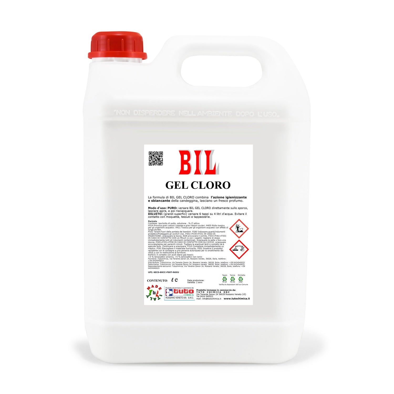 igienizzante sbiancante bil gel cloro