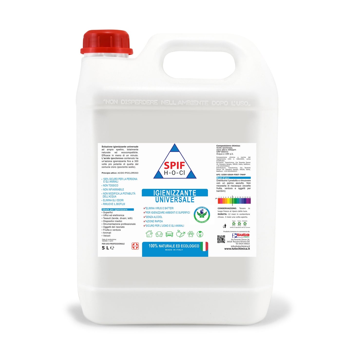 Acido Ipocloroso disinfettante hocl